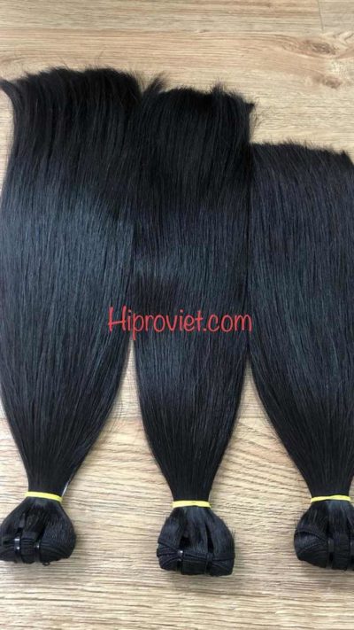 Super Double Natural Straight Machine Weft Hair