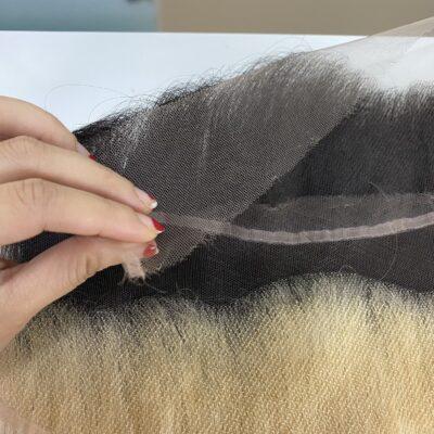 frontal blonde color natural straight 2