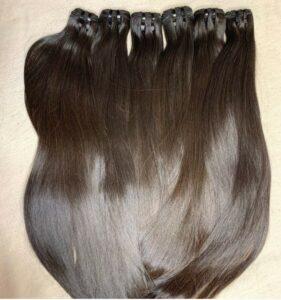 human and synthetic hair extensions