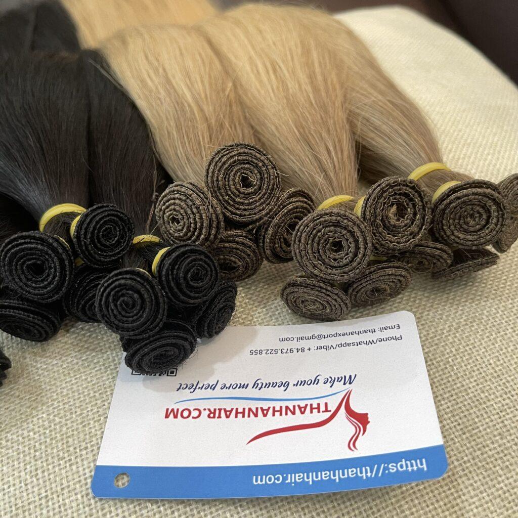 Compare Machine Weft and Hand-Tied Hair Extensions
